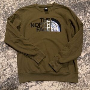 The North Face Men's Earthy Green Crewneck Sweater